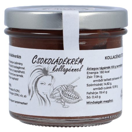 Csokoládévarázs csokikrém mézzel és kollagénnel 120g (Mézbarlang)